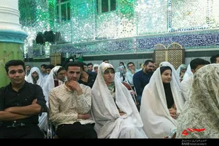 80 زوج نهاوندی &laquo;با اجازه امام رضا(ع)&raquo; راهی خانه بخت شدند
