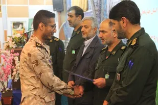 تجلیل از سربازان نمونه سپاه قمربنی هاشم علیه السلام
