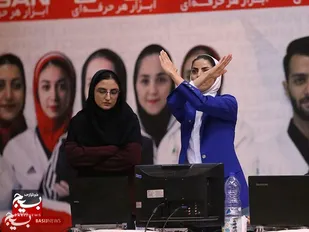 حضور اساتید پرافتخار، داوران بسیجی ایلامی شکوفه ملکی و حدیث زرگوش&zwnj;نیا در لیگ برتر تکواندو جوانان و بزرگسالان زنان کشور