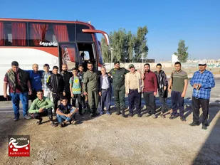 اردوی راهیان نور گردان انشراح لشکر عملیاتی ۷ ولیعصر(عج) در شلمچه