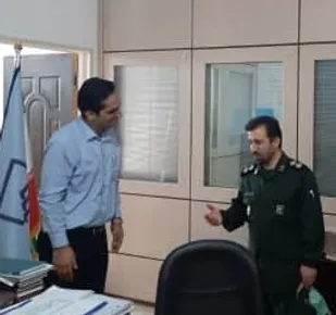 دیدار فرمانده سپاه پیشوا با بسیجیان اداره ثبت اسناد و املاک