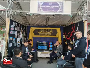 فضاسازی پایگاه بسیج نظرآباد با رویکرد استکبار ستیزی در نمایشگاه اُسوه