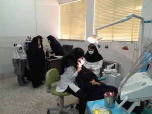 خدمت رسانی تیم پزشکی بسیج جامعه پزشکی شهید صدوقی در مروست