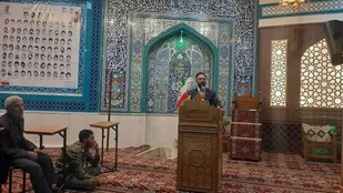 معارفه فرمانده جدید پايگاه بسیج بدر