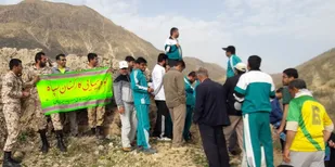 کوهپیمایی نیروهای ناحیه مقاومت لردگان