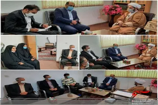 رئیس هیئت ورزش های همگانی استان سمنان با امام جمعه سرخه دیدار کرد