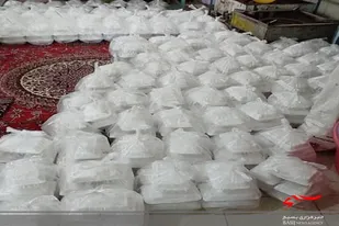 توزیع ۵۰۰ پرس غذای گرم و بسته بندی شده در زاهدان