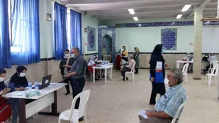 ۴۳۰ نفر توسط هلال احمر قزوین واکسن کرونا دریافت کردند
