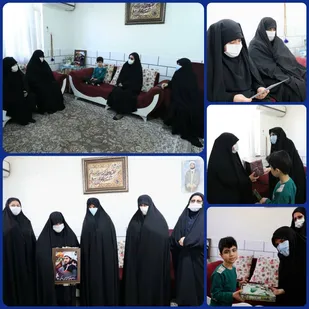 تجلیل از خانواده شهید مدافع حرم طلبه بسیجی مصطفی خلیلی در اهواز
