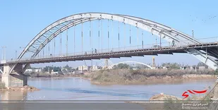 پل سفید اهواز بسته شد
