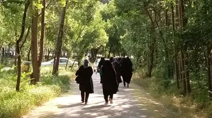 گزارش تصویری؛ کوهنوردی خواهران بسیجی شهرستان بجنورد به مناسبت سوم خرداد