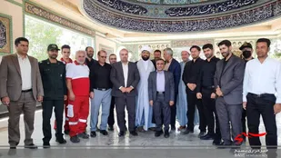 مسئولان ناحیه شهرستان کهک با فرماندار کهک دیدار کردند