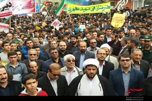 شعار &laquo;مرگ بر آمریکا&raquo; در نهاوند طنین&zwnj;انداز شد