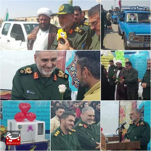 توزیع ۱۰۰ دستگاه کولر و ۴۰ سری جهیزیه در دشت آزادگان