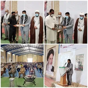 مراسم شکوه و اقتدار بسیجیان شهرستان جاسک برگزار شد