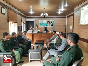 دیدار و سرکشی فرمانده سپاه خرمشهر با ریاست جدید دادگستری و دادستان خرمشهر