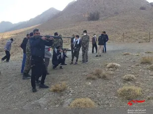 همایش پیاده روی بسیجیان پايگاه موسي بن جعفر(ع) روستاي قميشلو دهاقان
