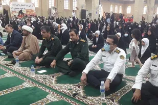 اجتماع زنان و دختران حریم خانواده به مناسبت هفته عفاف و حجاب در گناوه