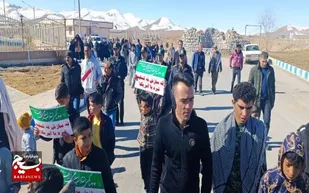 راهپیمایی دزجی&zwnj;ها به مناسبت چهل و چهارمین فجر انقلاب اسلامی