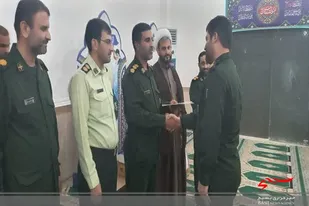 معارفه فرمانده حوزه مقاومت امام جعفر صادق (ع) دیلم