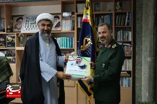 رئیس سازمان قضایی نیرو&zwnj;های مسلح مازندران با فرمانده سپاه کربلا دیدار کرد