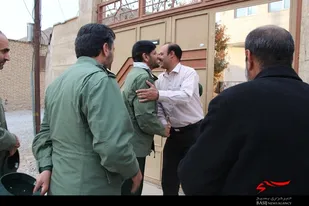 دیدار با خانواده شهید طاهری در روستای سرتشنیز