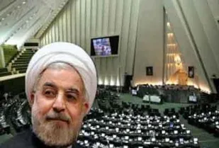رئیس جمهور وارد صحن مجلس شد