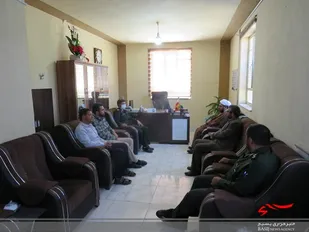 دیدار فرمانده بسیج دانشجویی با فرمانده سپاه شیروان
