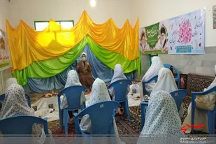 برگزاری جشن تکلیف دانش آموزان در فامنین