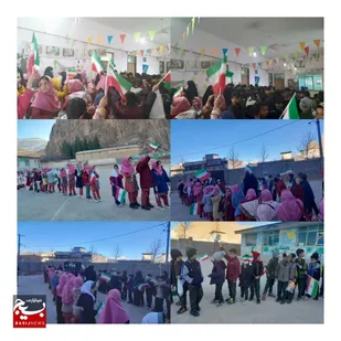مراسم جشن انقلاب اسلامی در محله خنگ