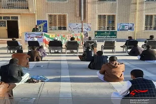 برگزاری صبحگاه مشترک دانش&zwnj;آموزی در دومین روز هفته بسیج