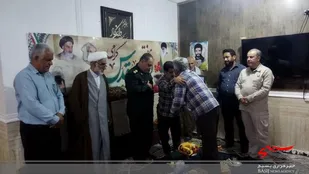 تجلیل از رزمنده دفاع مقدس عبدالله محمدی