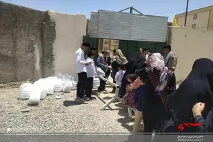 اطعام مؤمنین به عشق مولا علی علیه السلام در زاهدان