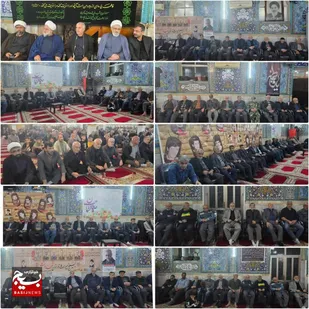 مراسم بیست و نهمین گرامیداشت ۱۴ شهید دفاع مقدس شهدای روستای رودبست برگزار شد