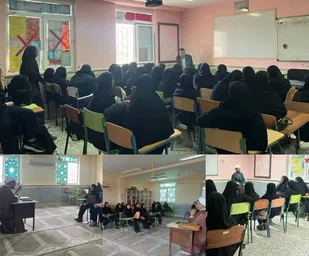 برگزاری رزمایش جهاد تبیین در مدارس سیریک