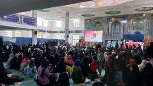 اجتماع بزرگ دختران حاج قاسم در شهرستان لردگان