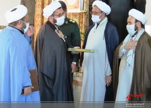 مراسم تکریم و معارفه مسئول دفتر نمایندگی، ولی فقیه در سپاه درگز برگزار شد