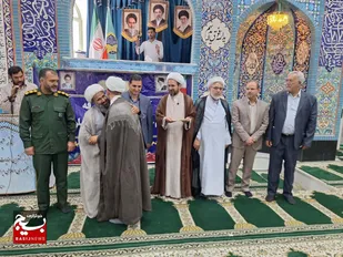 آیین تودیع و معارفه امام جمعه شهر نیمبلوک برگزار شد&nbsp;