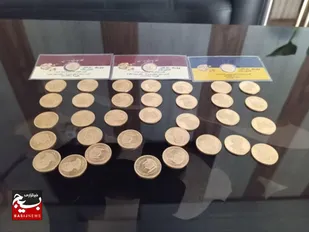 کشف ۳۶ قطعه سکه بهار آزادی توسط مرزبانان هنگ مرزی تایباد&nbsp;
