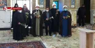 ادای احترام مدیر حوزه های علمیه خواهران استان سمنان به مقام شهیدان در گلزار شهدای سرخه+ تصاویر