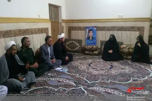 دیدار با خانواده شهدا در سراوان
