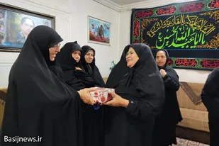 دیدار بسیجیان حوزه حضرت زهرا(س) همدان با خانواده شهدا