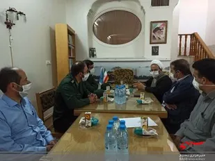 بازدید جانشین نماینده ولی فقیه در سپاه قم از خبرگزاری رسا و روزنامه های ایمان و شاخه سبز