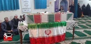 استقبال از شهید گمنام در بنیاد شهید و امور ایثارگران شهرستان شاهرود+ تصاویر