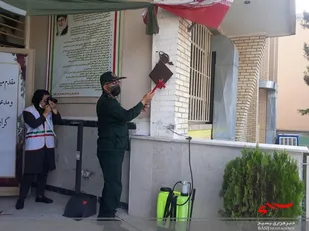 مراسم نمادین بازگشایی مدارس ناحیه 4 آموزش و پرورش استان البرز برگزار شد