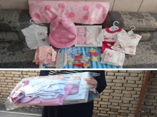 اهدای سیسمونی نوزاد به دو خانواده نیازمند