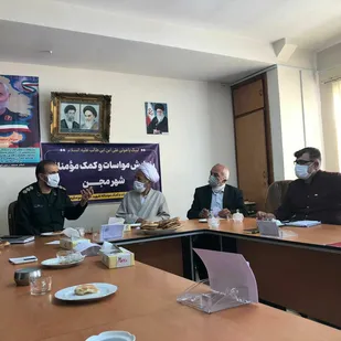 جلسه قرارگاه سازندگی و محرومیت زدایی شهر مجن+ تصاویر