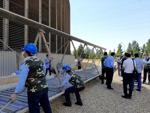 فعالیت بسیجیان در جهت جهش تولید با افزایش راندمان کاری و حداقل هزینه