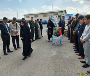 اعزام ۸۰ نفر از دانش آموزان دختر شهرستان لنده به مناطق عملیاتی جنوب کشور