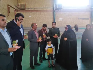 تقدیر از ورزشکاران بسیجی در جلیل آباد
